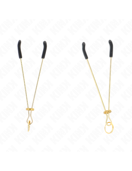 KINK PINZAS PARA PEZONES FINA DORADO 7 CM