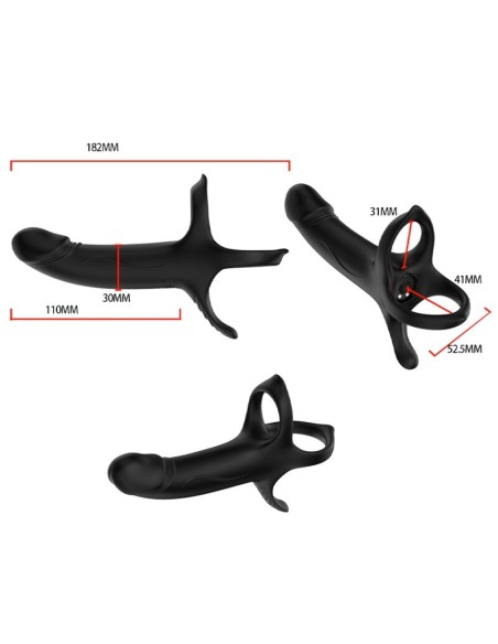 ARMONY DILDO CON ANILLO VIBRADOR CONTROL