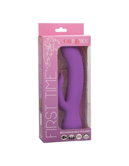 CALEXOTICS FIRST TIME VIBRADOR COMPLACIENTE RECARGABLE MORADO