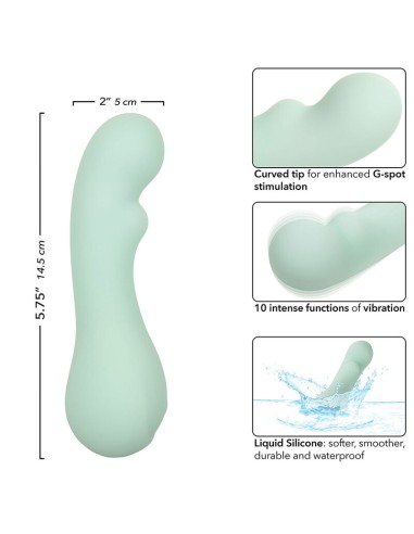 CALEXOTICS PACIFICA BORA BORA ESTIMULADOR PUNTO G 10 VIBRACIONES AQUA