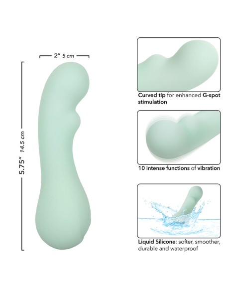 CALEXOTICS PACIFICA BORA BORA ESTIMULADOR PUNTO G 10 VIBRACIONES AQUA