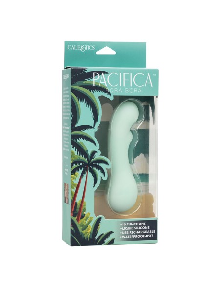 CALEXOTICS PACIFICA BORA BORA ESTIMULADOR PUNTO G 10 VIBRACIONES AQUA