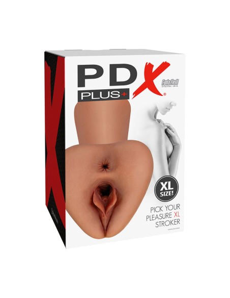 PDX PLUS PICK YOUR PLEASURE MASTURBADOR REALASTICO XL MULATO