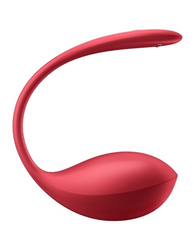SATISFYER SHINY PETAL ESTIMULADOR PUNTO G CONTROL REMOTO ROJO APP GRATUITA