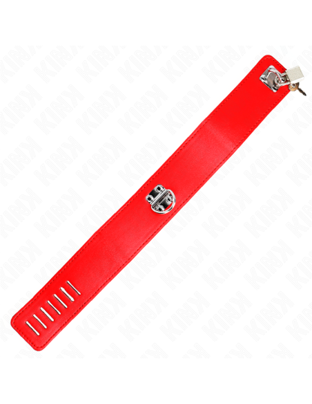 KINK COLLAR CON CORREA 65 CM ANCHO ROJO AJUSTABLE 335 41 CM X 5 CM