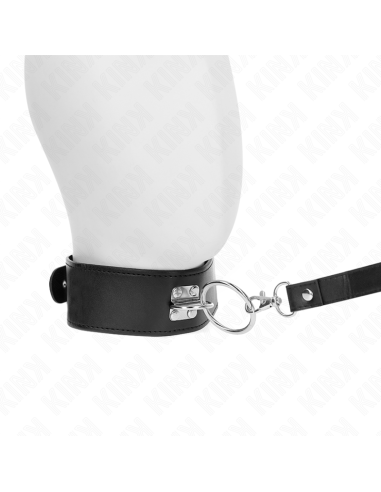 KINK COLLAR CON CORREA 116 CM CON TACHUELAS CORREA POLIPIEL 50 X 5 CM