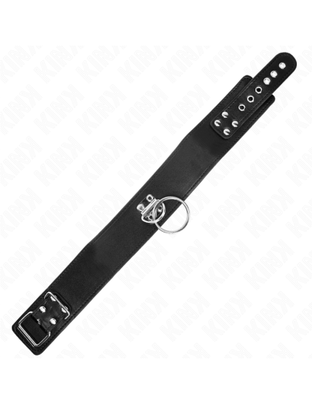 KINK COLLAR CON CORREA 116 CM CON TACHUELAS CORREA POLIPIEL 50 X 5 CM