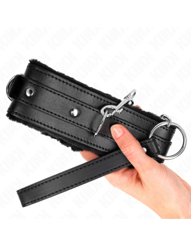 KINK COLLAR CON CORREA 65 CM CON RESTRICCIONES NEGRO AJUSTABLE 36 42 CM X 55 CM