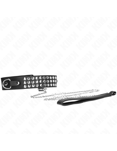 KINK COLLAR CON CORREA 65 CM CON BRILLOS AJUSTABLE 37 42 CM X 53 CM