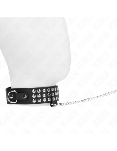 KINK COLLAR CON CORREA 65 CM CON BRILLOS AJUSTABLE 37 42 CM X 53 CM