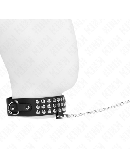 KINK COLLAR CON CORREA 65 CM CON BRILLOS AJUSTABLE 37 42 CM X 53 CM