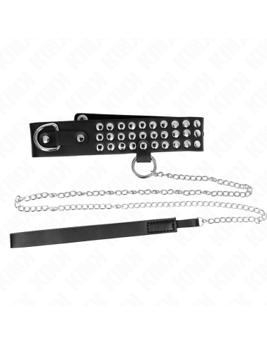 KINK COLLAR CON CORREA 65 CM CON BRILLOS AJUSTABLE 37 42 CM X 53 CM