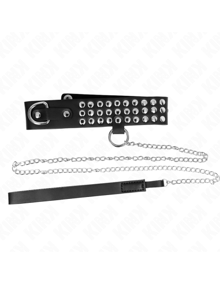 KINK COLLAR CON CORREA 65 CM CON BRILLOS AJUSTABLE 37 42 CM X 53 CM