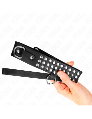 KINK COLLAR CON CORREA 65 CM CON BRILLOS AJUSTABLE 37 42 CM X 53 CM