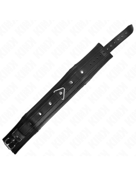 KINK COLLAR CON CORREA ESPONJA IMITACIAN CUERO MODELO 1 AJUSTABLE 37 54 CM X 3 CM