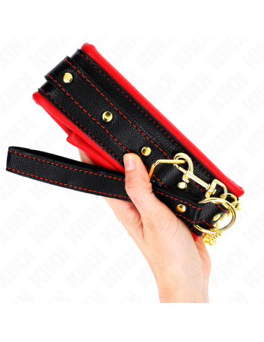 KINK COLLAR CON CORREA ESPONJA IMITACIAN CUERO MODELO 2 AJUSTABLE 37 54 CM X 3 CM