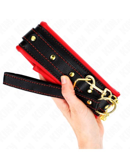 KINK COLLAR CON CORREA ESPONJA IMITACIAN CUERO MODELO 2 AJUSTABLE 37 54 CM X 3 CM