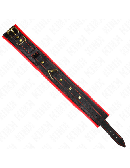 KINK COLLAR CON CORREA ESPONJA IMITACIAN CUERO MODELO 2 AJUSTABLE 37 54 CM X 3 CM
