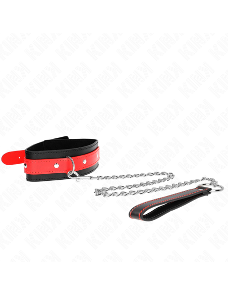 KINK COLLAR CON CORREA 65 CM ROJO AJUSTABLE 36 43 CM X 5 CM
