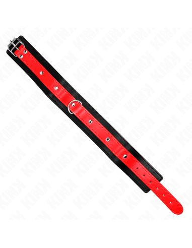KINK COLLAR CON CORREA 65 CM ROJO AJUSTABLE 36 43 CM X 5 CM