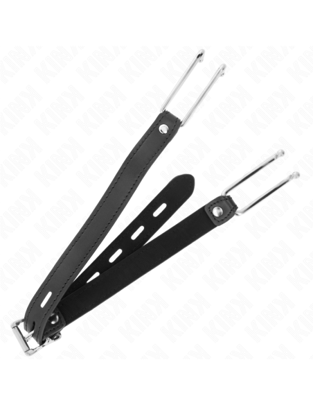 KINK MORDAZA GANCHO DE METAL 115 CM CON CORREA DE POLIPIEL AJUSTABLE 39 58 CM X 2 CM
