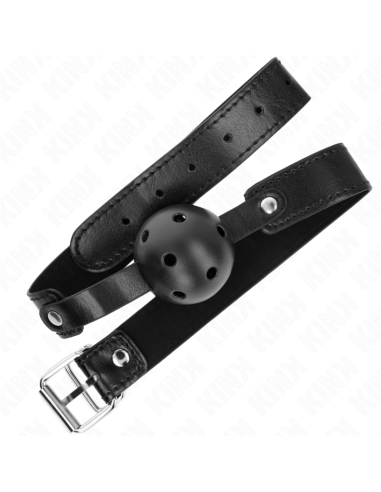 KINK MORDAZA DE BOLA 45 CM TRANSPIRABLE NEGRO 65 x 25 CM
