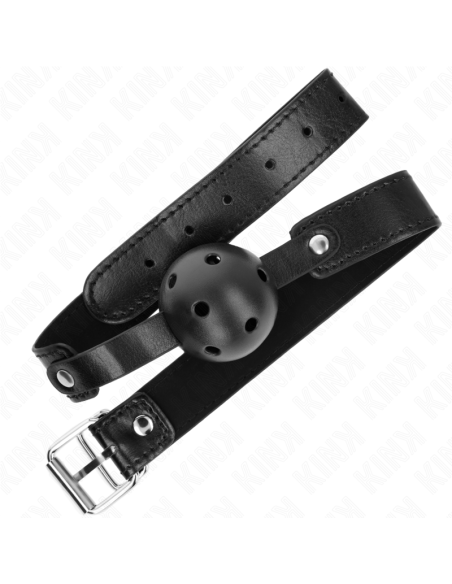 KINK MORDAZA DE BOLA 45 CM TRANSPIRABLE NEGRO 65 x 25 CM