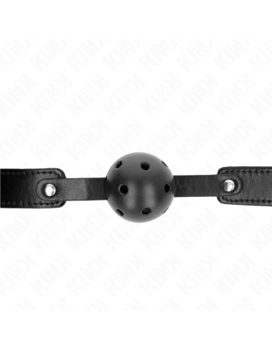 KINK MORDAZA DE BOLA 45 CM TRANSPIRABLE NEGRO 65 x 25 CM