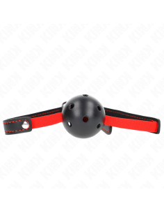KINK MORDAZA DE BOLA 45 CM DURA HUECA CON CINTURAN ELASTICO 56 x 15 CM