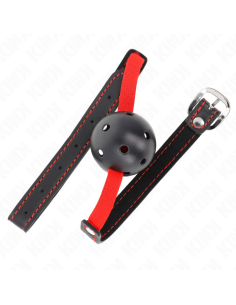 KINK MORDAZA DE BOLA 45 CM DURA HUECA CON CINTURAN ELASTICO 56 x 15 CM 2