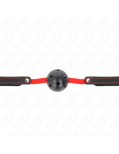 KINK MORDAZA DE BOLA 45 CM DURA HUECA CON CINTURAN ELASTICO 56 x 15 CM