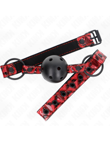 KINK MORDAZA DE BOLA 45 CM CON PATRAN DE DIAMANTE MODELO 2 645 CM AJUSTABLE 42 60 CM