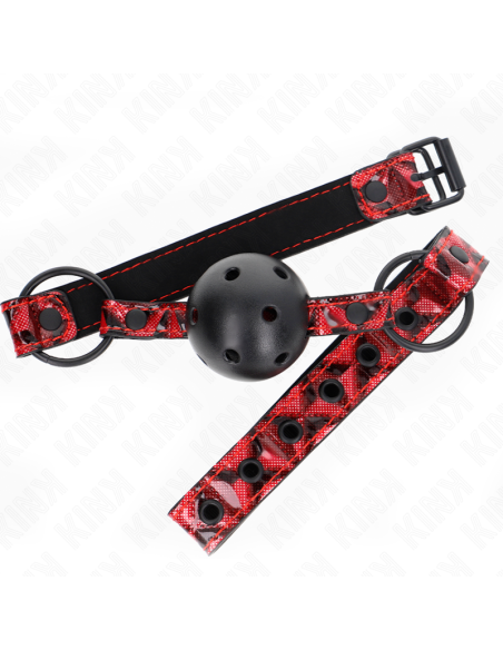 KINK MORDAZA DE BOLA 45 CM CON PATRAN DE DIAMANTE MODELO 2 645 CM AJUSTABLE 42 60 CM