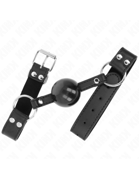KINK MORDAZA DE BOLA 4 CM SUAVE Y SALIDA CON CORREA DE POLIPIEL 62 x 25 CM AJUSTABLE 42 58 CM