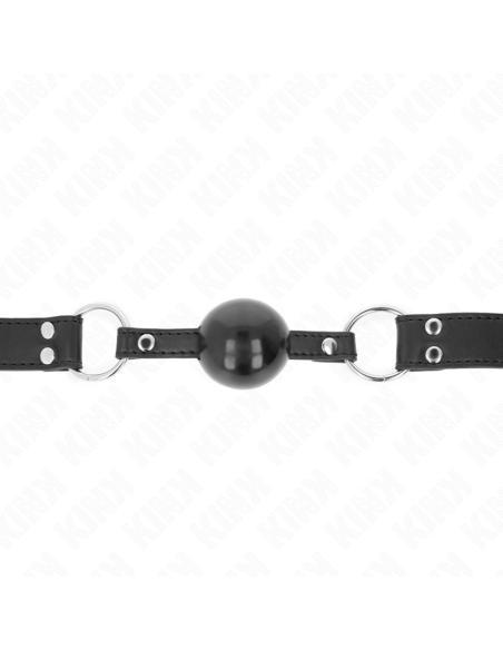 KINK MORDAZA DE BOLA 4 CM SUAVE Y SALIDA CON CORREA DE POLIPIEL 62 x 25 CM AJUSTABLE 42 58 CM