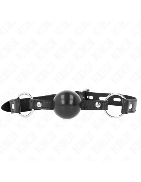 KINK MORDAZA DE BOLA 4 CM TPE NEGRO 60 x 2 CM
