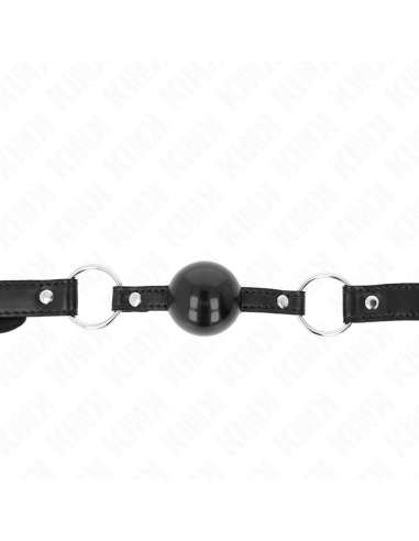 KINK MORDAZA DE BOLA 4 CM TPE NEGRO 60 x 2 CM