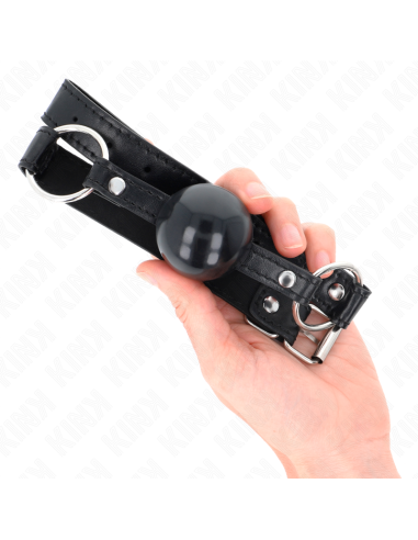 KINK MORDAZA DE BOLA 4 CM TPE NEGRO 60 x 2 CM