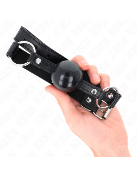 KINK MORDAZA DE BOLA 4 CM TPE NEGRO 60 x 2 CM