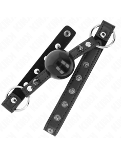 KINK MORDAZA DE BOLA 4 CM CON REMACHE DE PUNTA Y CIERRE A PRESIAN 65 x 2 CM 2