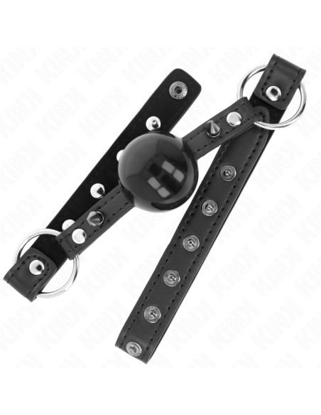 KINK MORDAZA DE BOLA 4 CM CON REMACHE DE PUNTA Y CIERRE A PRESIAN 65 x 2 CM