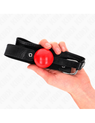KINK MORDAZA DE BOLA 4 CM SUAVE DE TPE MODELO 1 66 x 25 CM AJUSTABLE 41 61 CM