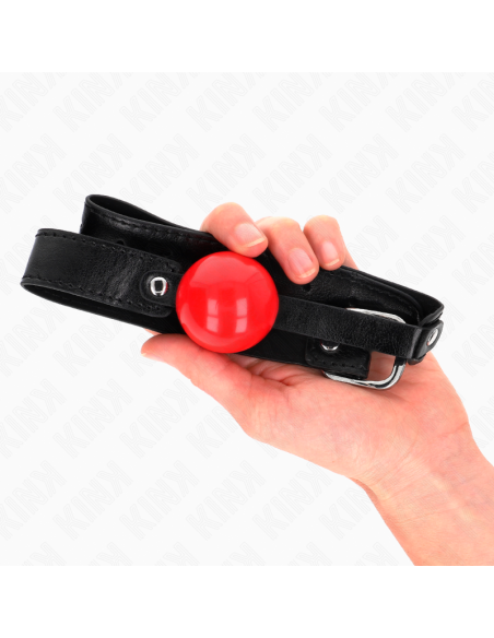 KINK MORDAZA DE BOLA 4 CM SUAVE DE TPE MODELO 1 66 x 25 CM AJUSTABLE 41 61 CM