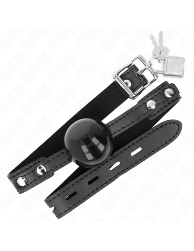 KINK MORDAZA DE BOLA 4 CM SUAVE DE TPE MODELO 3 60 x 2 CM AJUSTABLE 37 52 CM