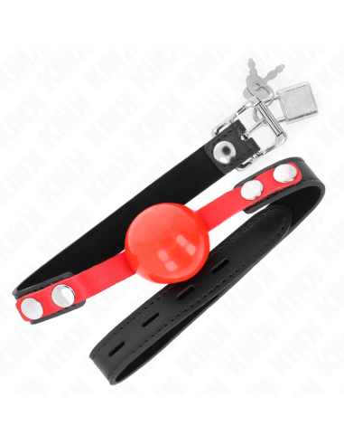KINK MORDAZA DE BOLA 4 CM SUAVE DE TPE MODELO 4 60 x 2 CM AJUSTABLE 37 52 CM