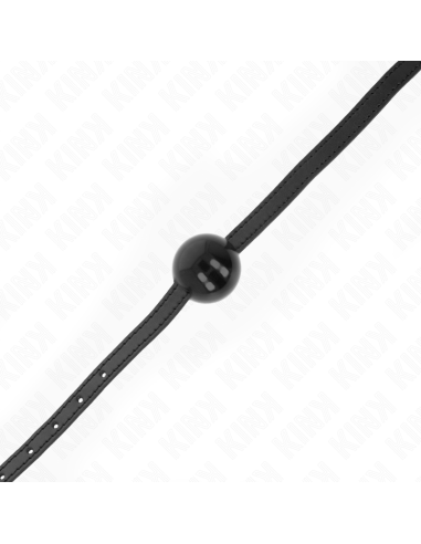 KINK MORDAZA DE BOLA 4 CM SALIDA SIMPLE NEGRO 65 x 15 CM