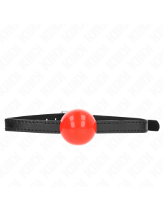 KINK MORDAZA DE BOLA 4 CM SALIDA SIMPLE ROJO 65 x 15 CM