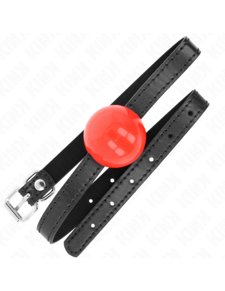 KINK MORDAZA DE BOLA 4 CM SALIDA SIMPLE ROJO 65 x 15 CM
