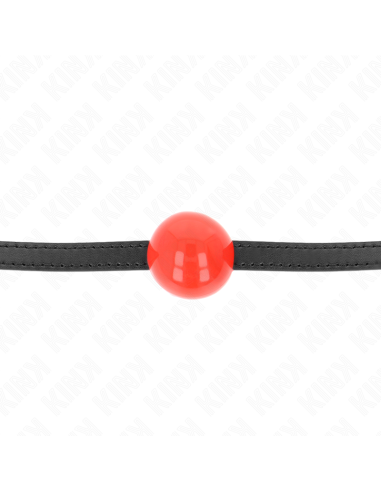 KINK MORDAZA DE BOLA 4 CM SALIDA SIMPLE ROJO 65 x 15 CM