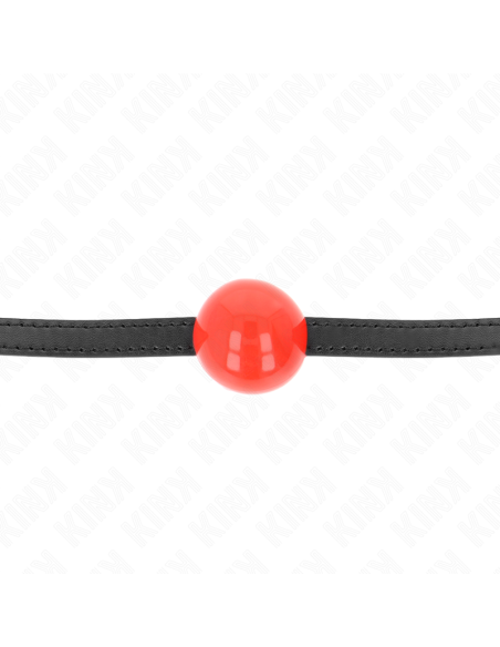 KINK MORDAZA DE BOLA 4 CM SALIDA SIMPLE ROJO 65 x 15 CM